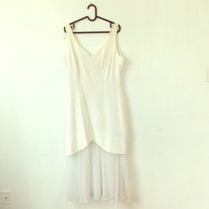 White Gown - fitted with mermaid flair